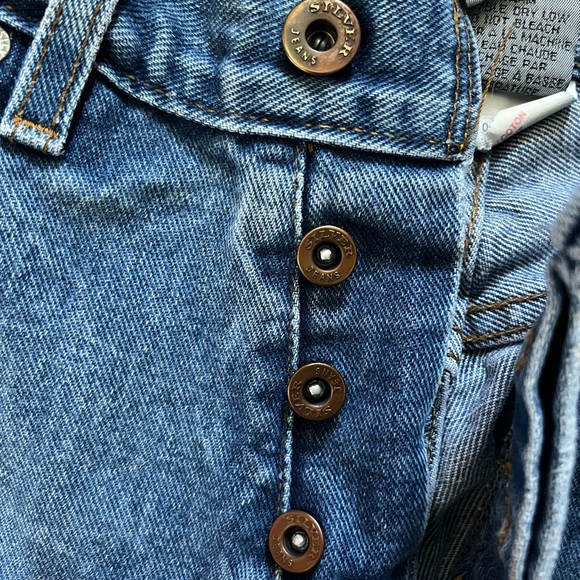 Vintage Y2K Silver Jeans 28/30 - Picture 5 of 7